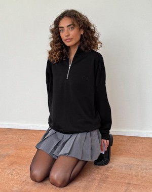 Jumpers Motel Rocks Tirma High Neck Damske Čierne | NTM5474MC