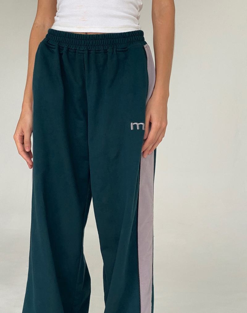 Jogger Nohavice Motel Rocks Bedion Oversized Damske Zelene | DOT1354YM