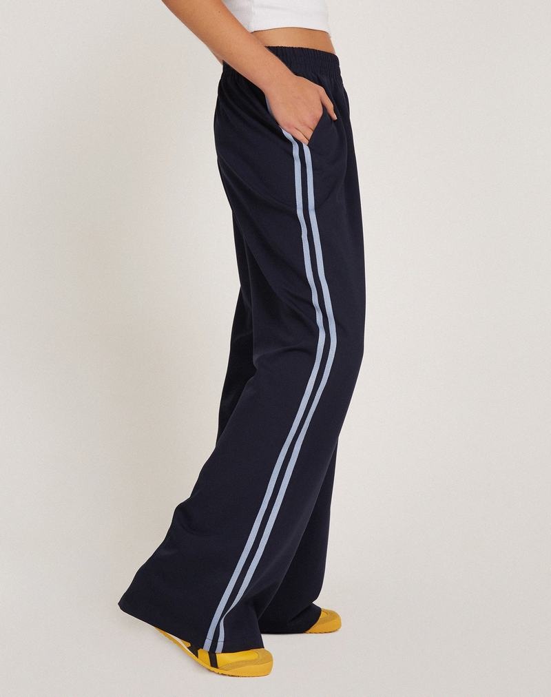 Jogger Nohavice Motel Rocks Bennett Trouser Damske Námornícka Modrá | YUQ8737KD